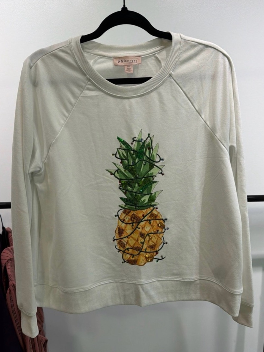 Women’s Large Pineapple Sweater